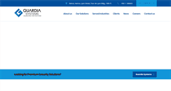 Desktop Screenshot of guardiasystems.com