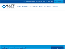 Tablet Screenshot of guardiasystems.com